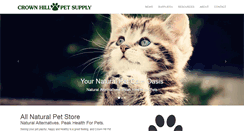 Desktop Screenshot of crownhillpet.com