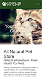 Mobile Screenshot of crownhillpet.com